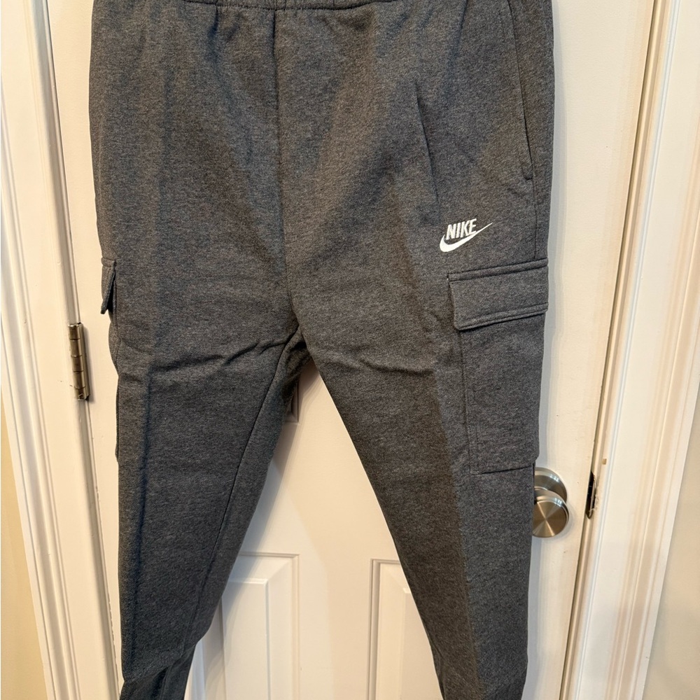 Nike Men’s Charcoal Cargo Joggers